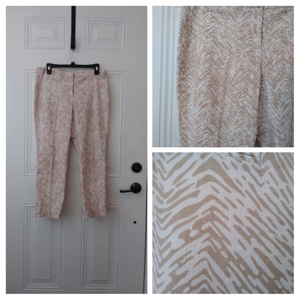 Ann Taylor Loft Marisa Cropped Pants Size 10 EUC